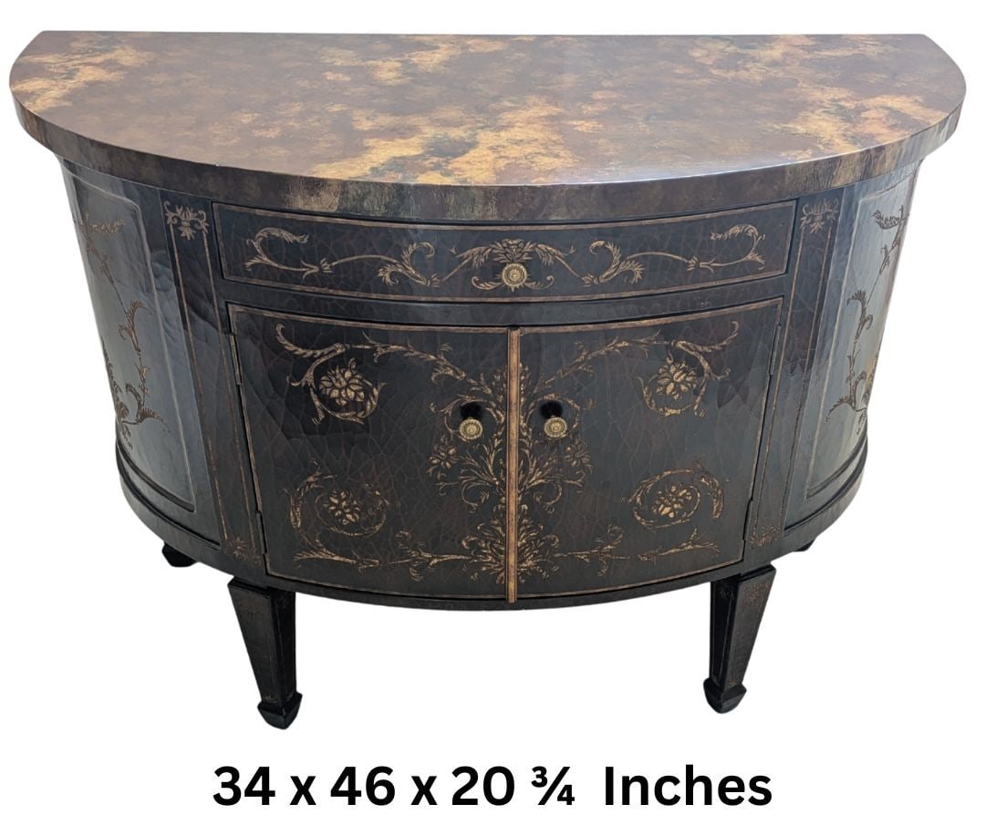 Maitland Smith Demilune Commode Server Buffet (1 of 15)