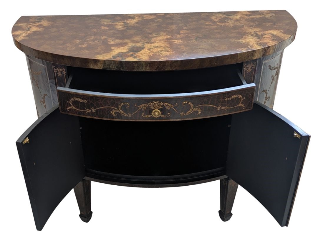 Maitland Smith Demilune Commode Server Buffet - 2