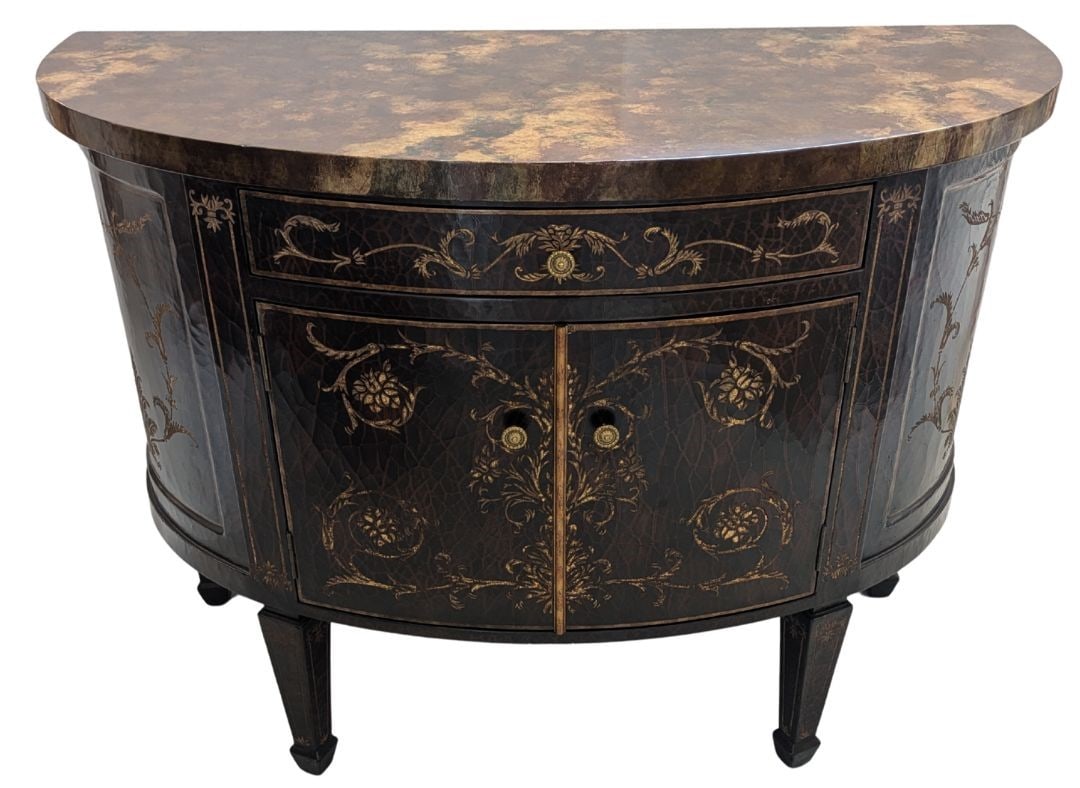 Maitland Smith Demilune Commode Server Buffet - 3