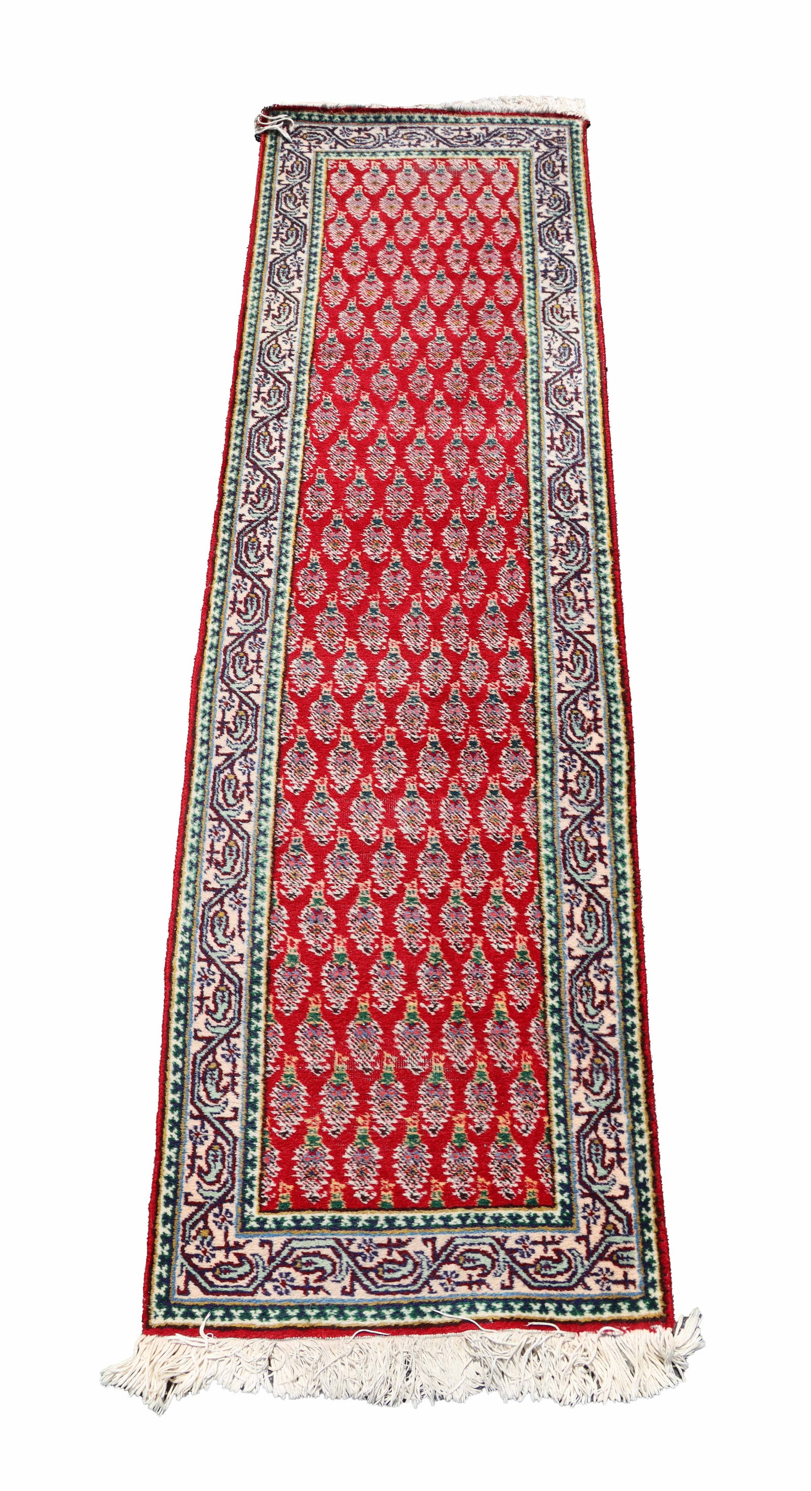 Long Persian Tabriz Wool Runner - 2
