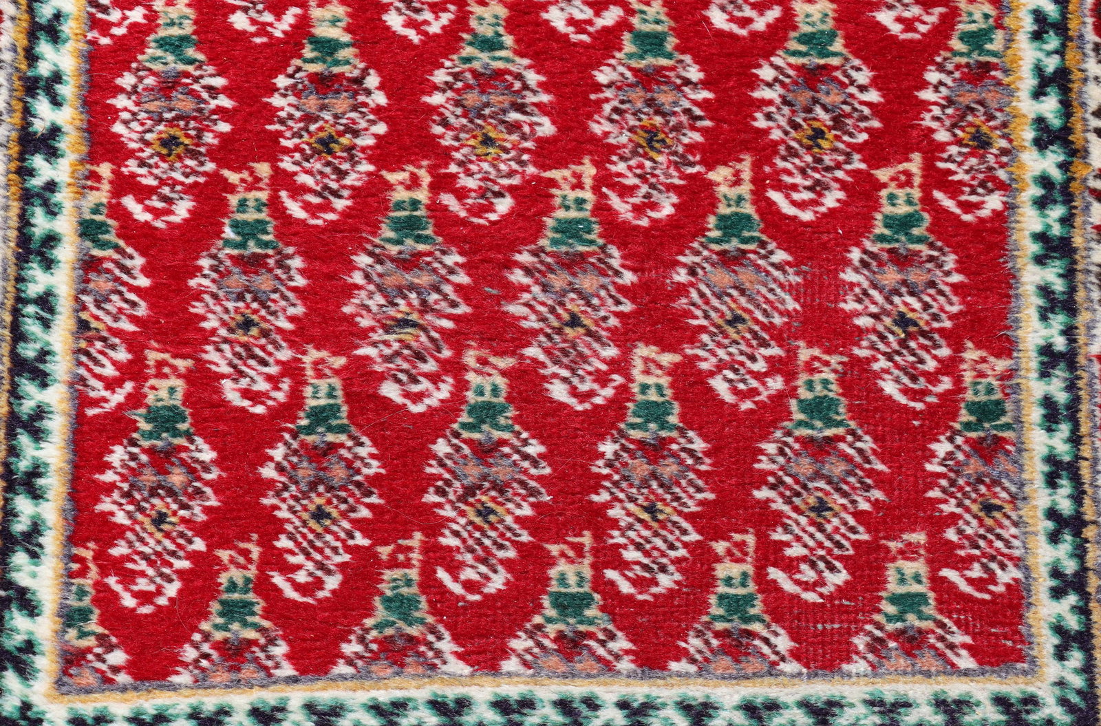 Incredible Persian Tabriz Wool Runner - 7