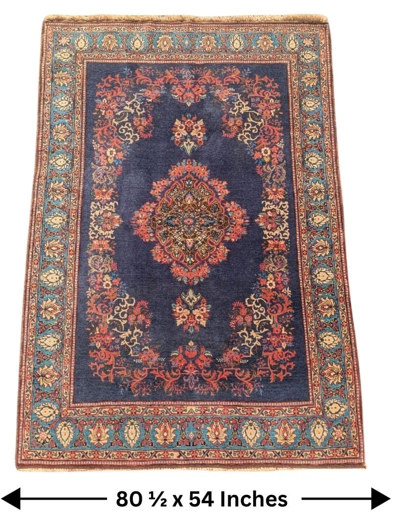 Persian Sarouk Wool Rug - 10