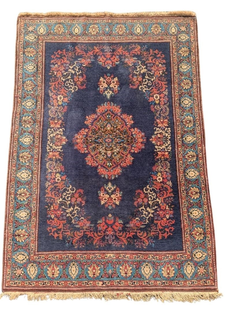 Persian Sarouk Wool Rug - 11