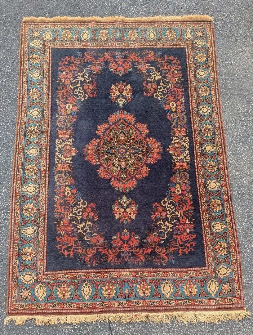 Persian Sarouk Wool Rug - 13
