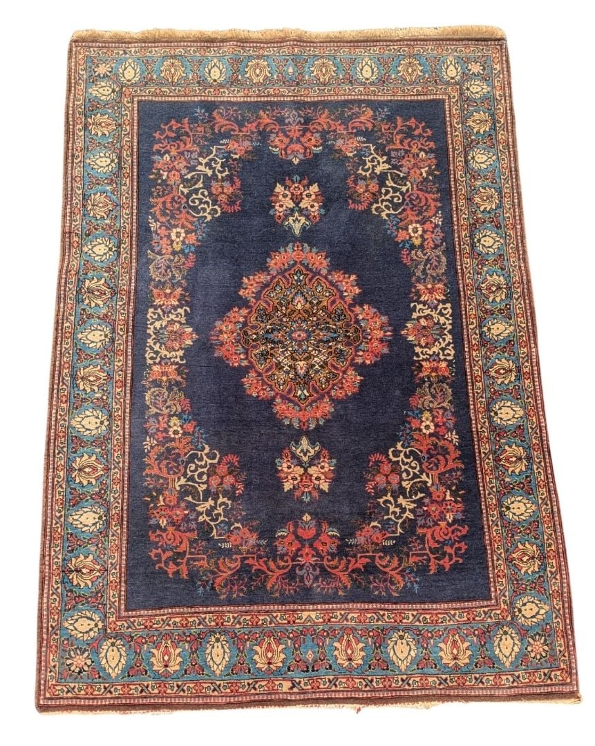 Persian Sarouk Wool Rug - 14