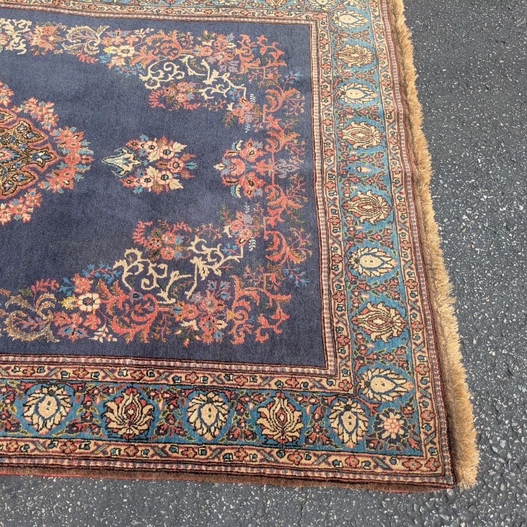 Persian Sarouk Wool Rug - 4