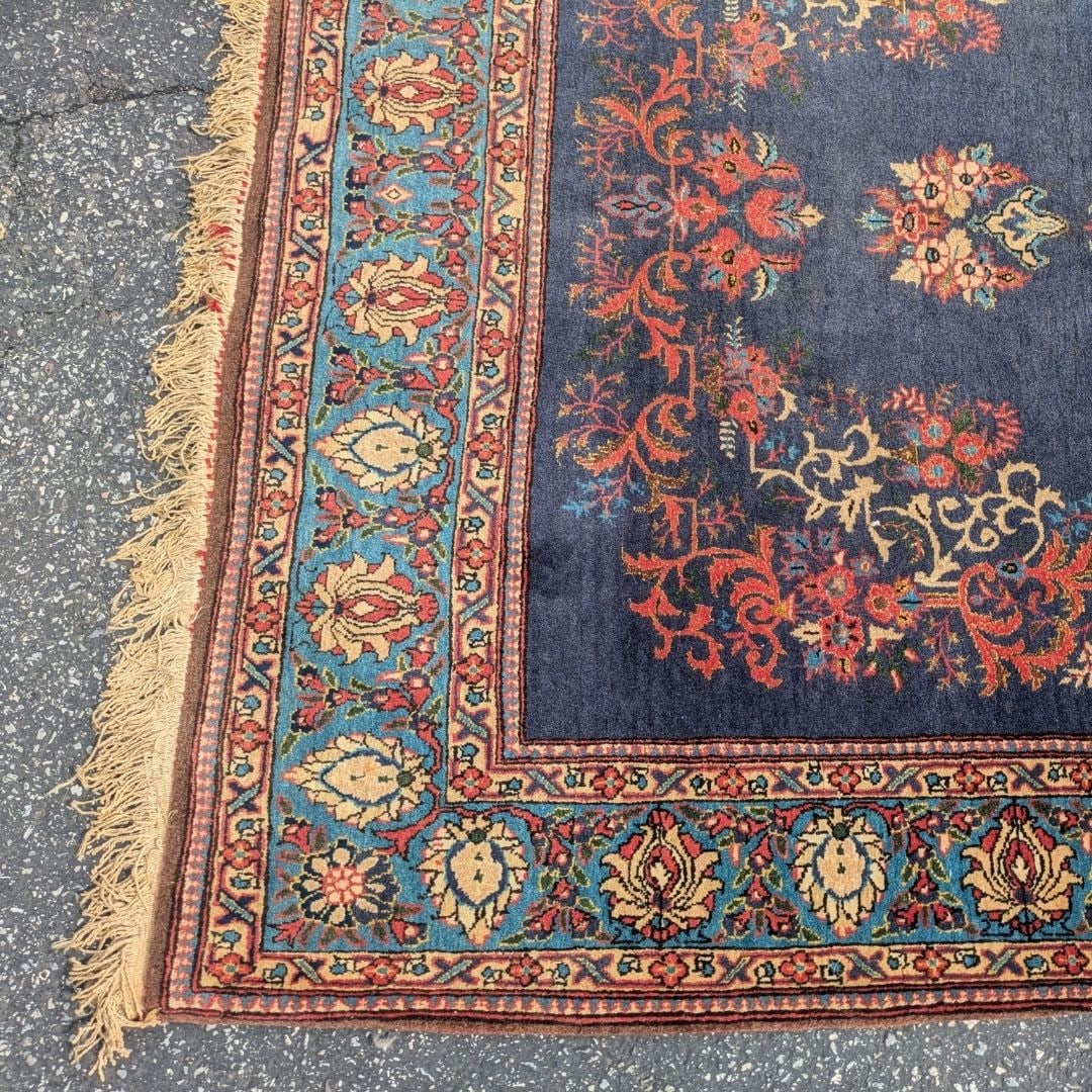 Persian Sarouk Wool Rug - 5