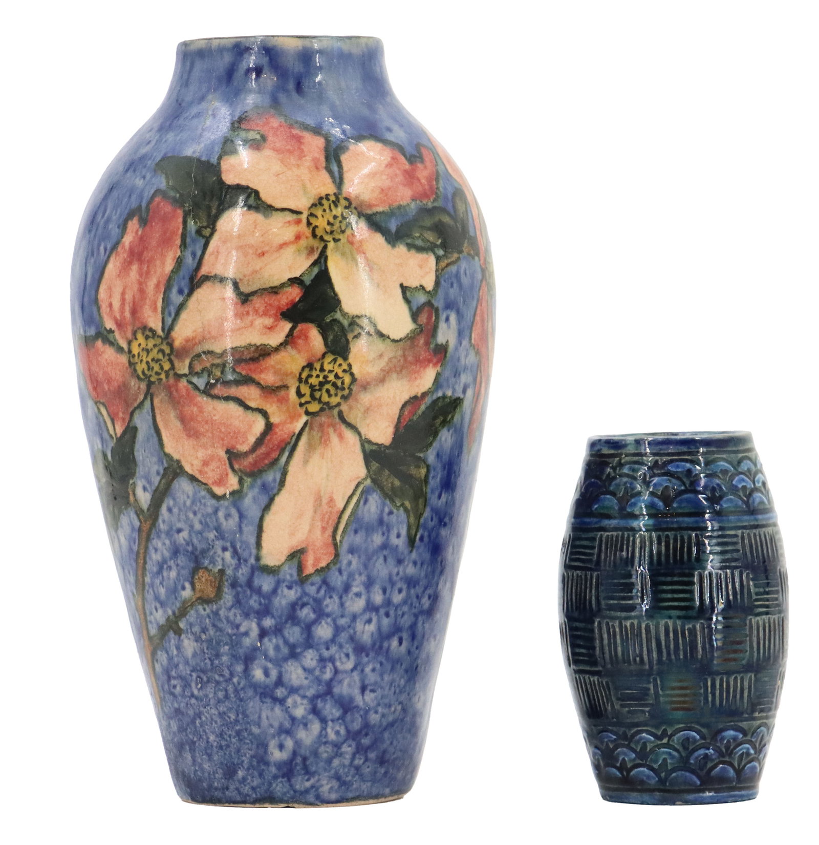 John Bennett (1840-1907) British/American, (2) Ceramic Vases (1 of 18)
