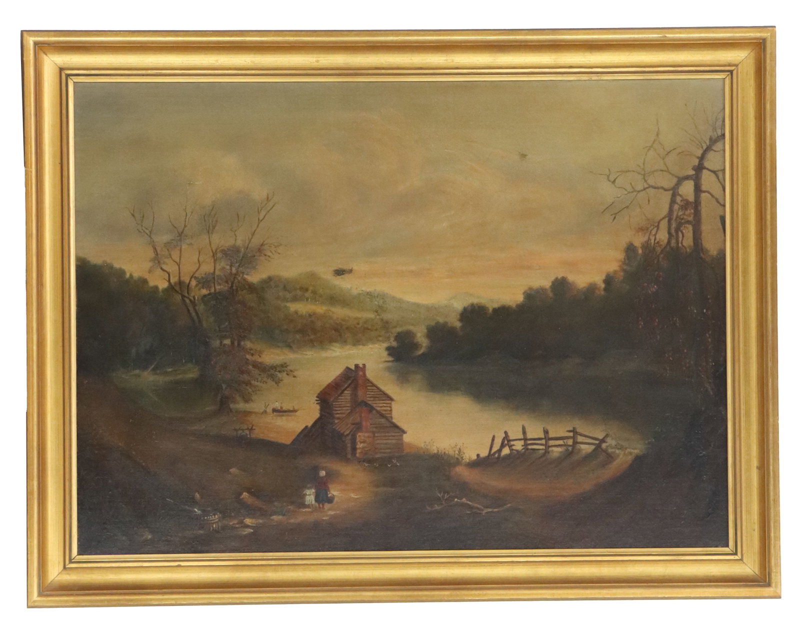 John Bennett (1840-1907) British, Oil on Canvas Rural Landscape (1 of 14)