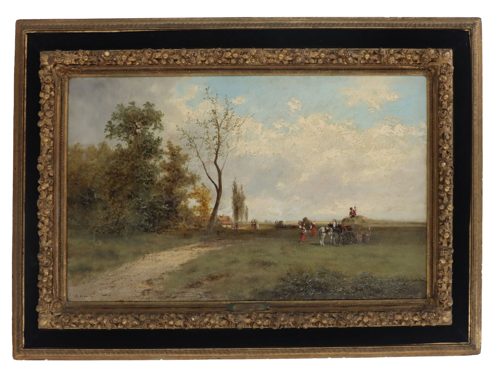 Attributed to Karl Kaufmann (1843-1901/05), 19th Century Austrian, Oil on Canvas Painting of a (1 of 12)