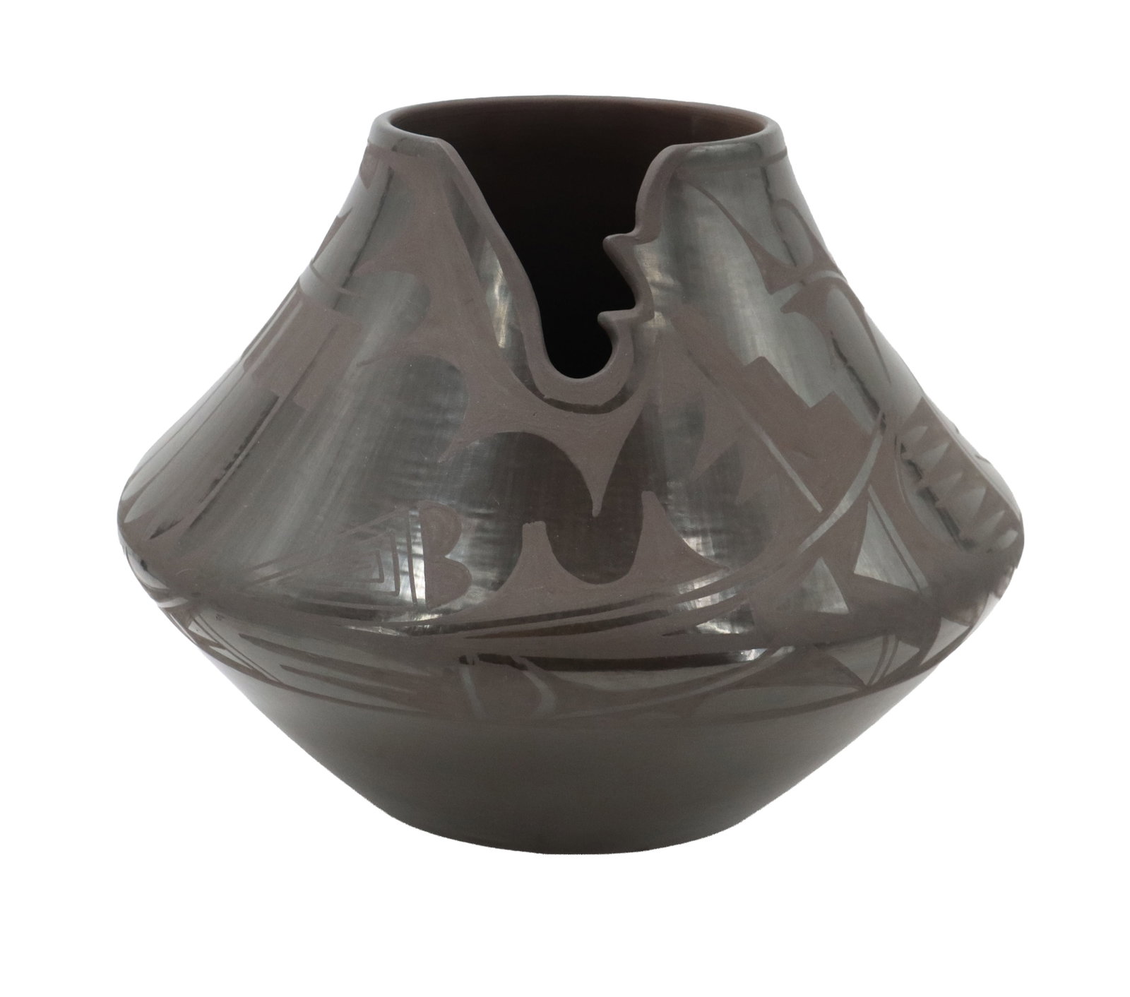 Carmelita Dunlap (1925-1999) Pueblo, San Ildefonso Blackware Pottery Jug Jar (1 of 17)