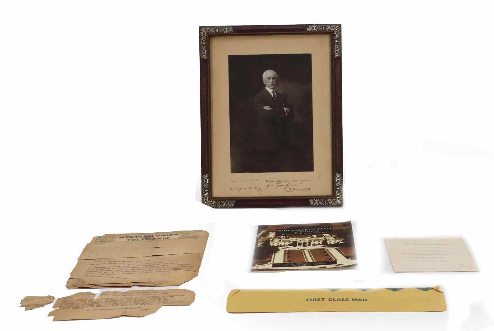 Portrait Photograph, Booklet, and Historical Ephemera on Edward T. Stotesbury (1 of 20)