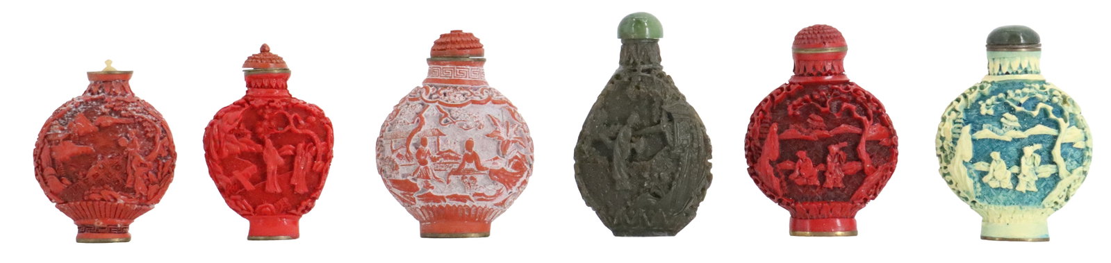 (6) Chinese Snuff Bottles (1 of 18)