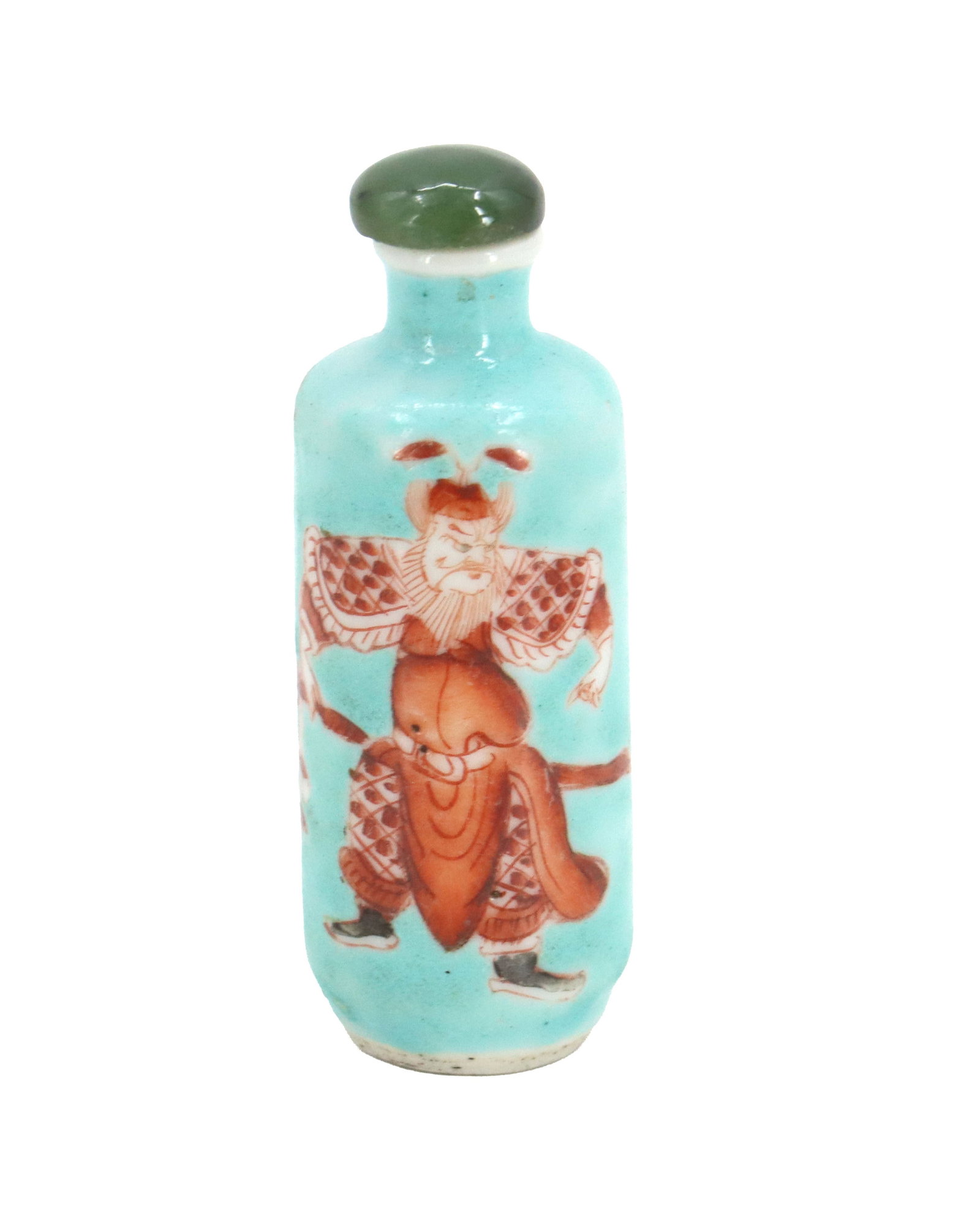 Chinese Painted Porcelain Cylindrical Snuff Bottle (1 of 15)