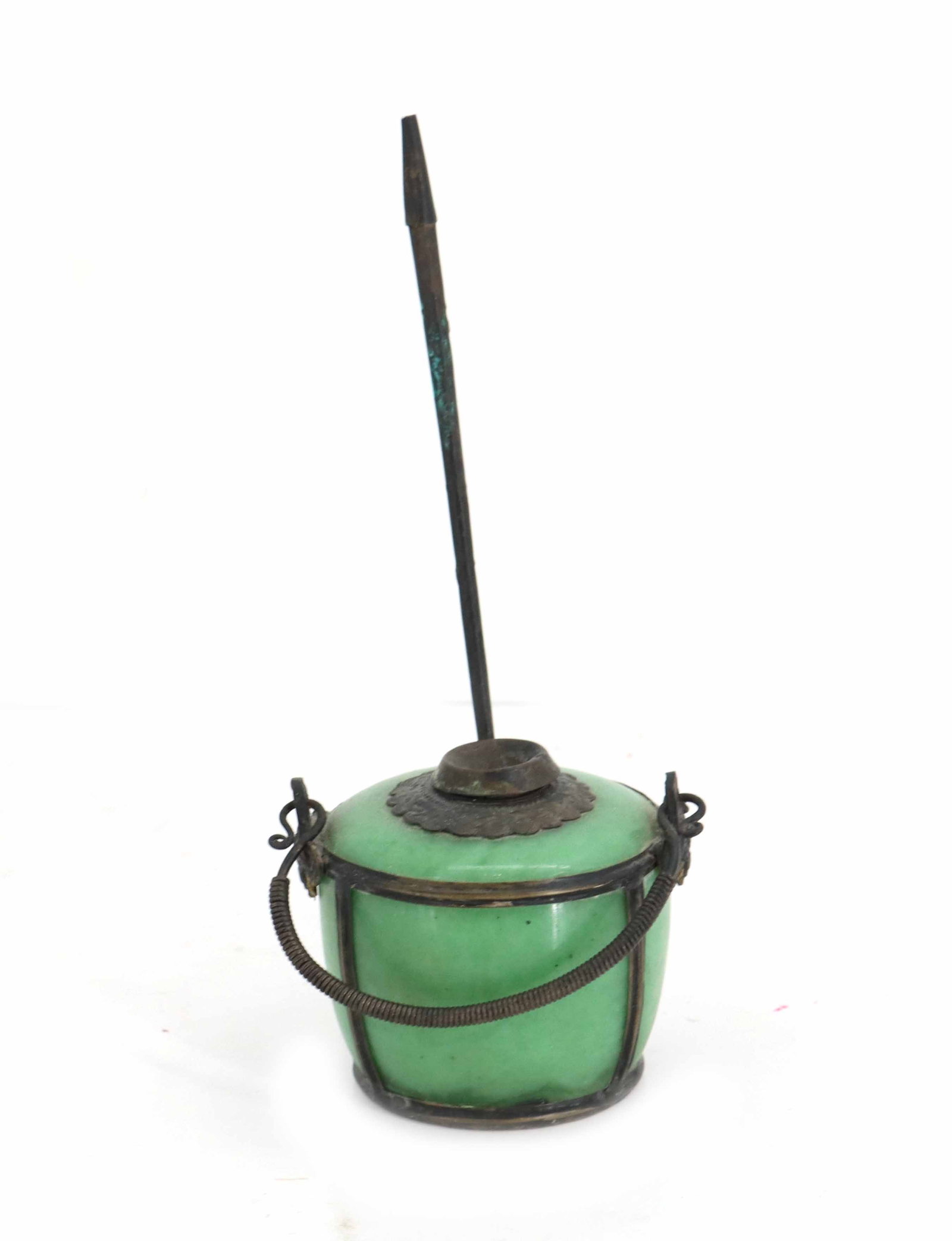 Antique Chinese Green Stone Opium Pipe (1 of 16)