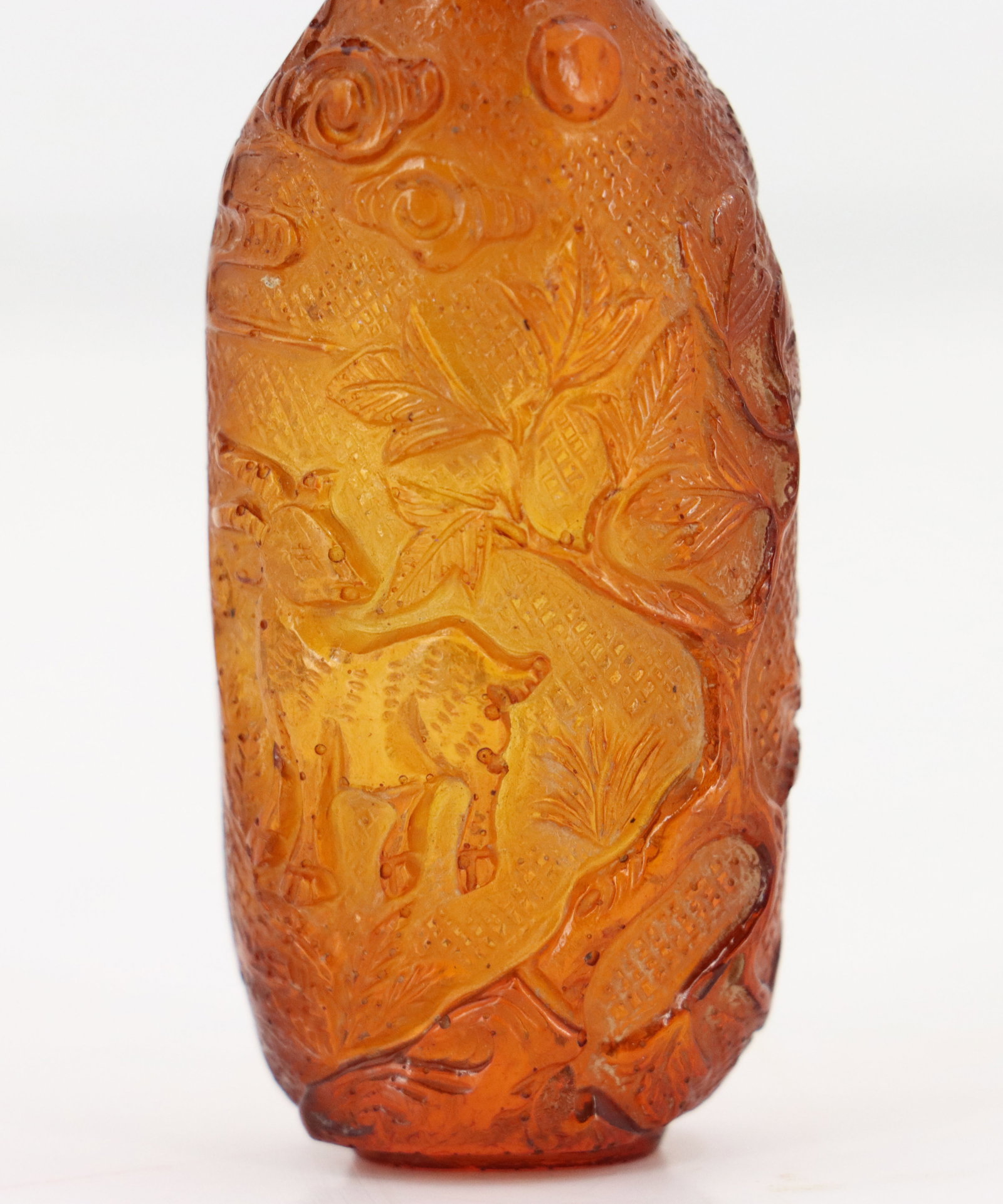 Chinese Amber Snuff Bottle - 11
