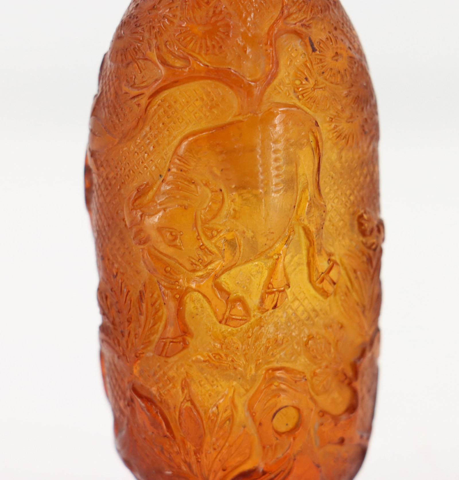 Chinese Amber Snuff Bottle - 12