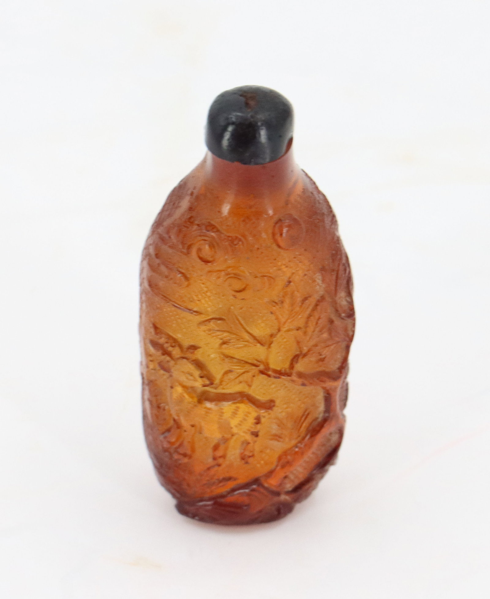 Chinese Amber Snuff Bottle - 2