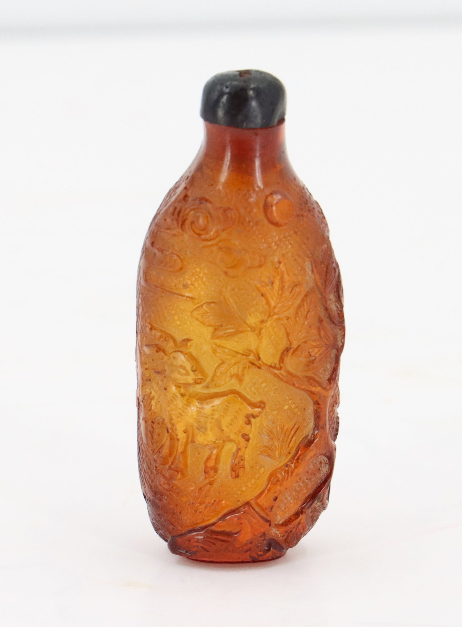 Chinese Amber Snuff Bottle - 3