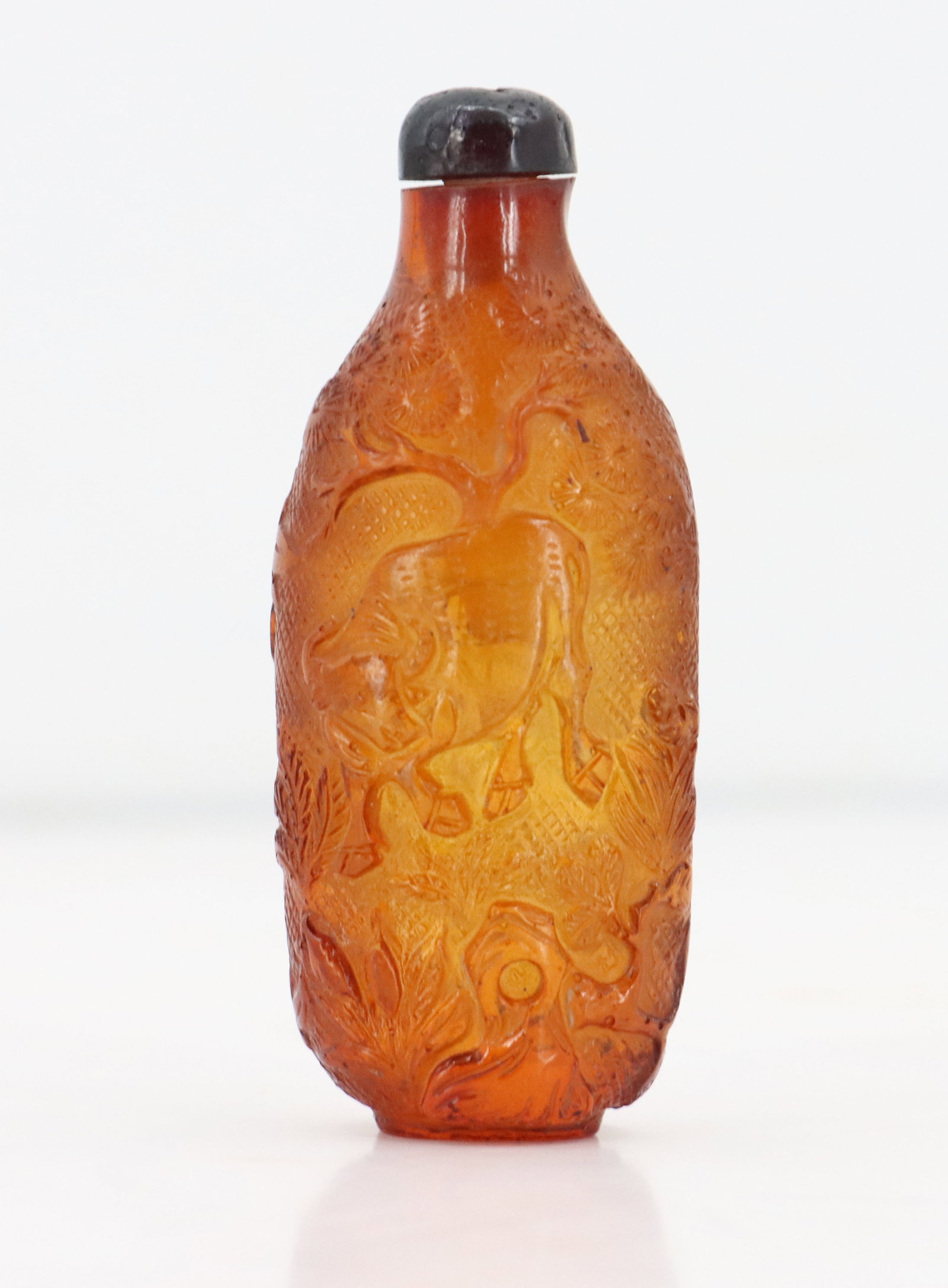 Chinese Amber Snuff Bottle - 5