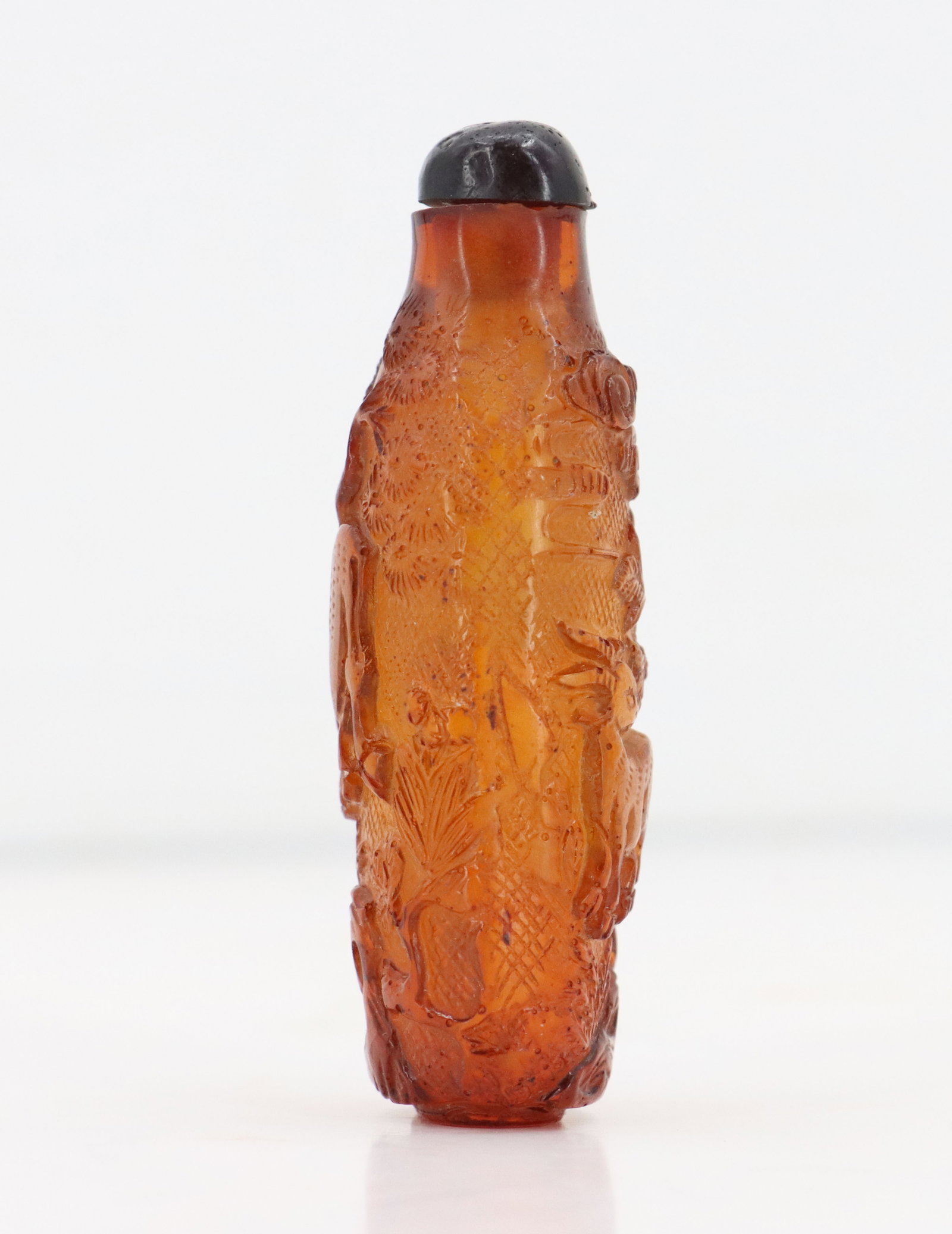 Chinese Amber Snuff Bottle - 6
