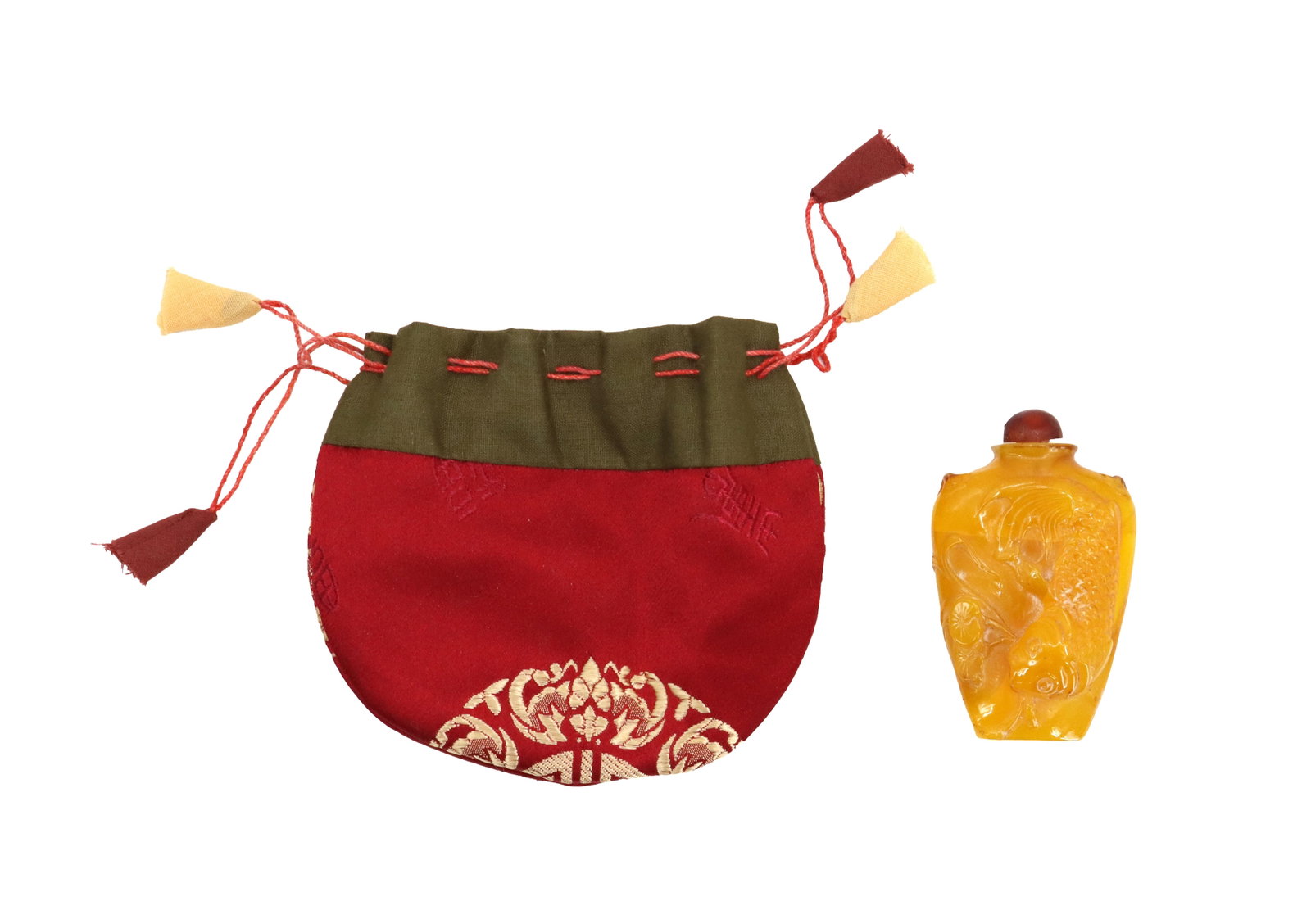 Chinese Amber Snuff Bottle (1 of 12)