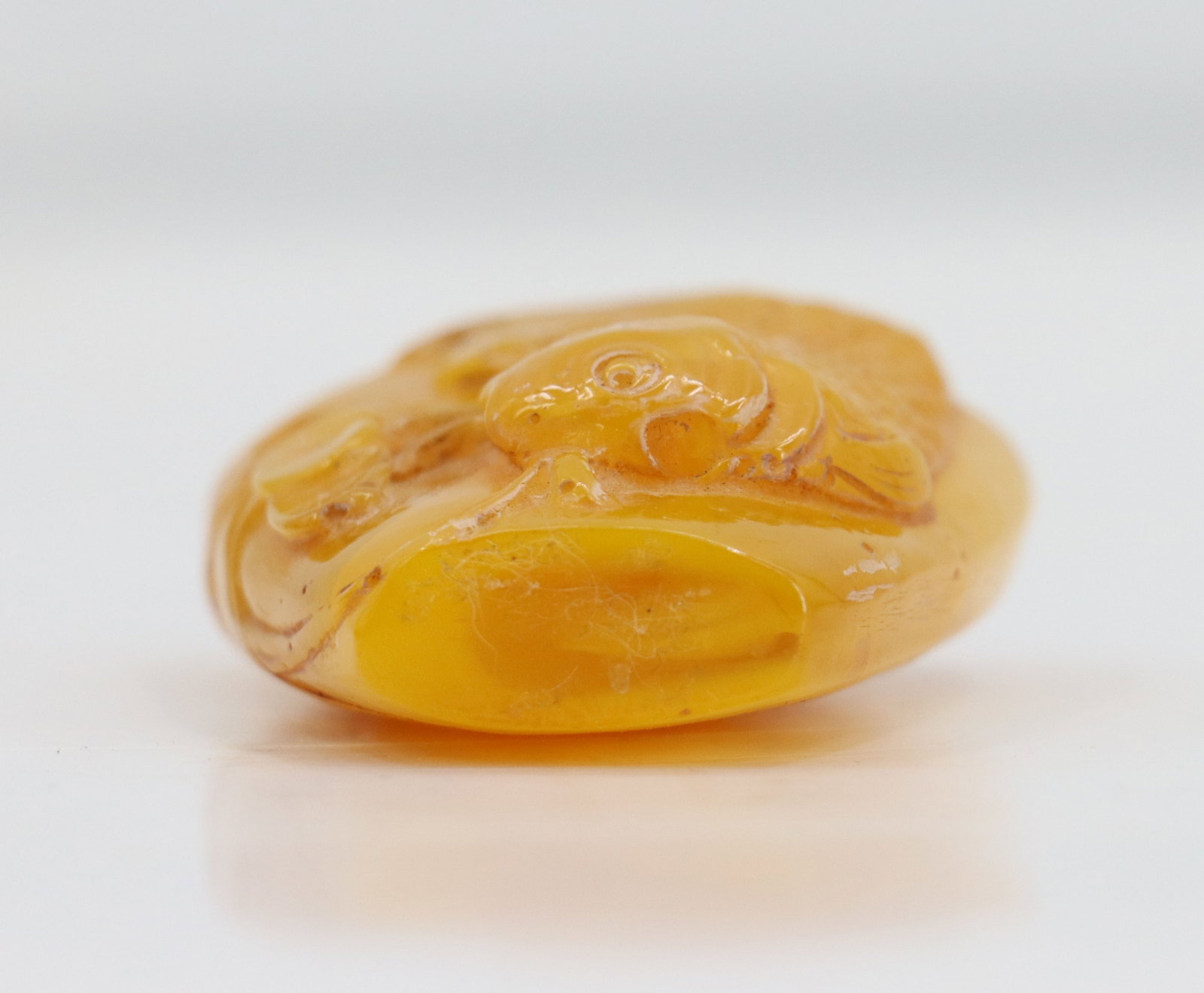 Chinese Amber Snuff Bottle - 3