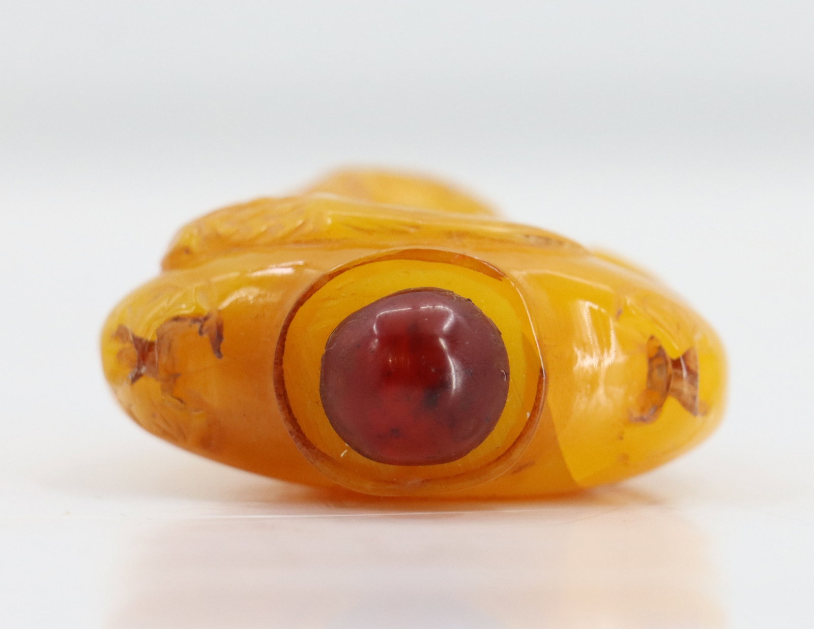 Chinese Amber Snuff Bottle - 5