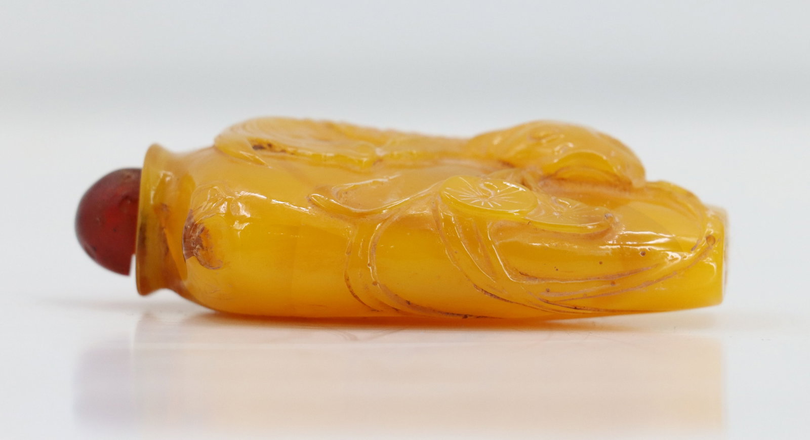 Chinese Amber Snuff Bottle - 6