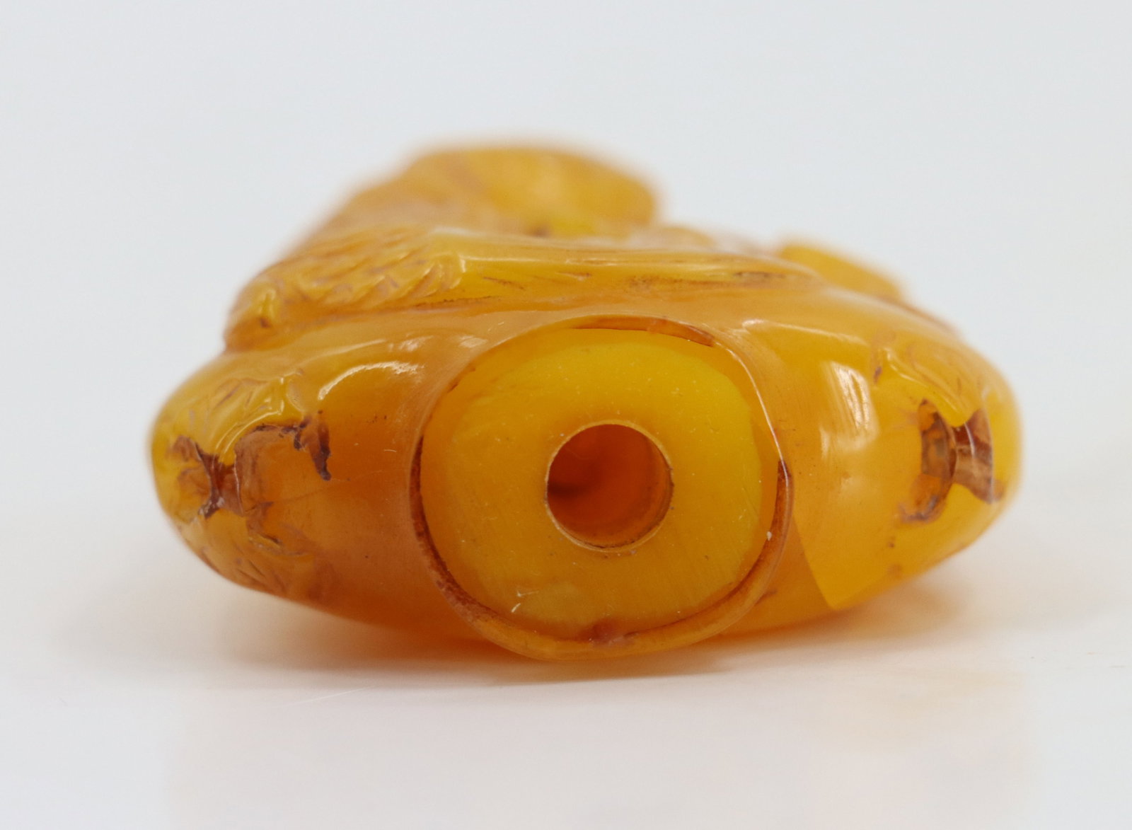 Chinese Amber Snuff Bottle - 7