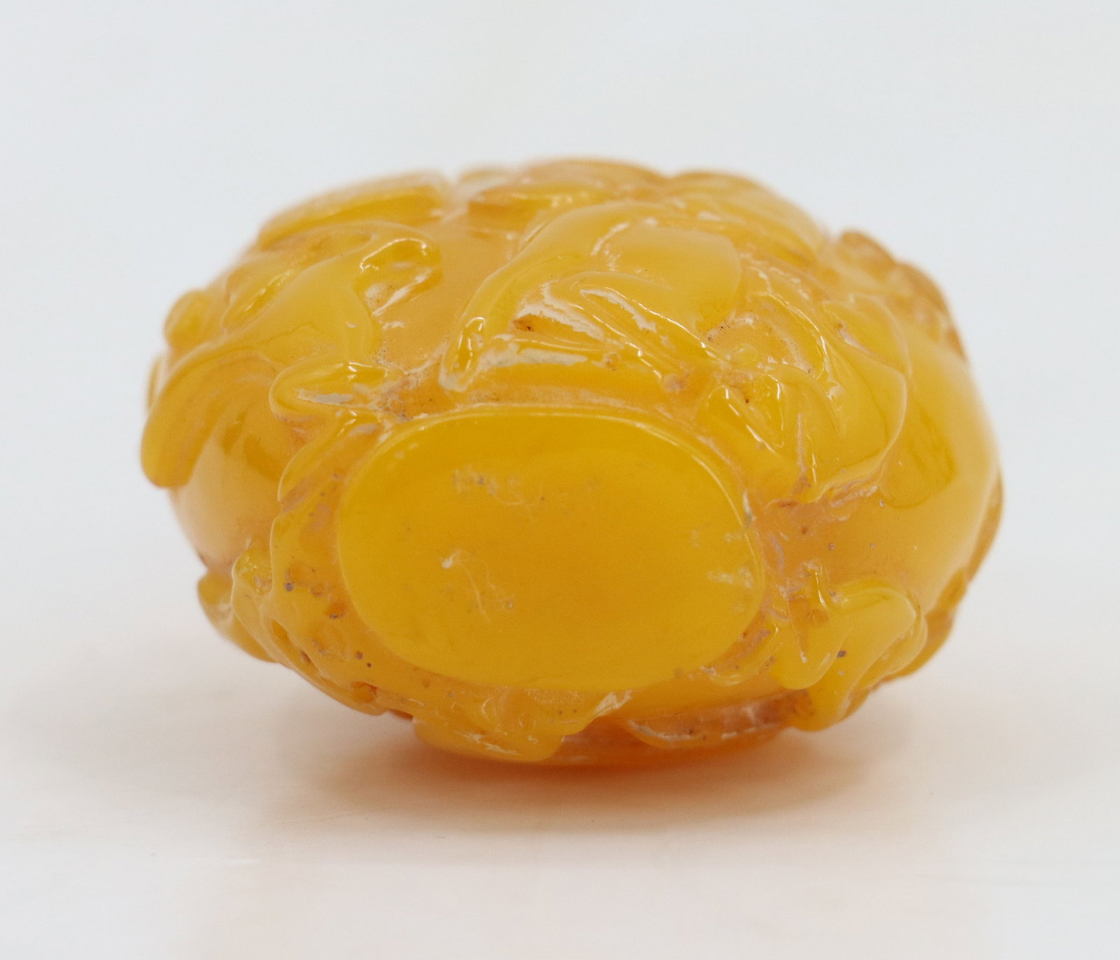 Chinese Amber Snuff Bottle - 14