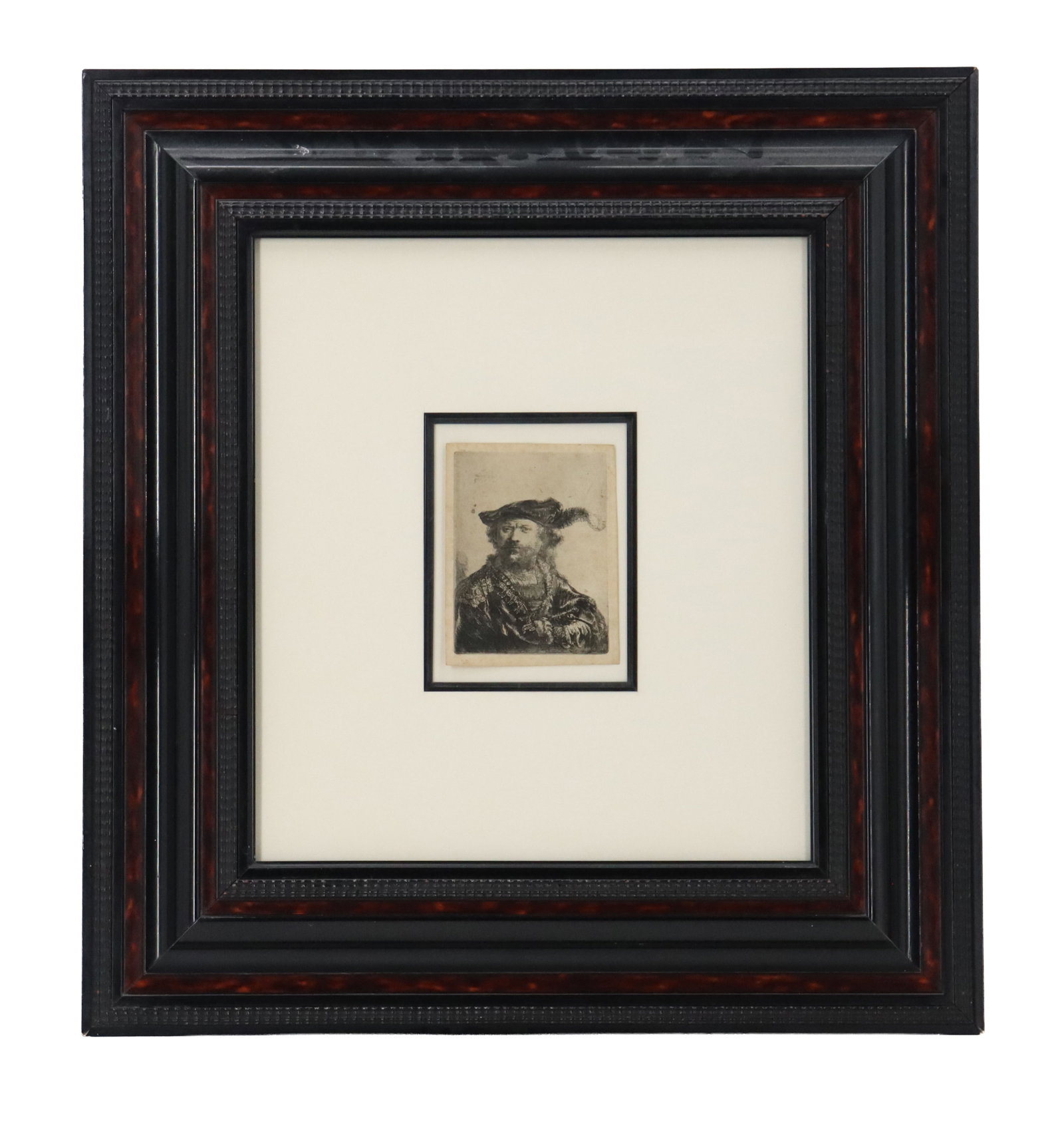 Rembrandt van Rijn (1606-1669) Dutch, Self Portrait Etching (1 of 10)