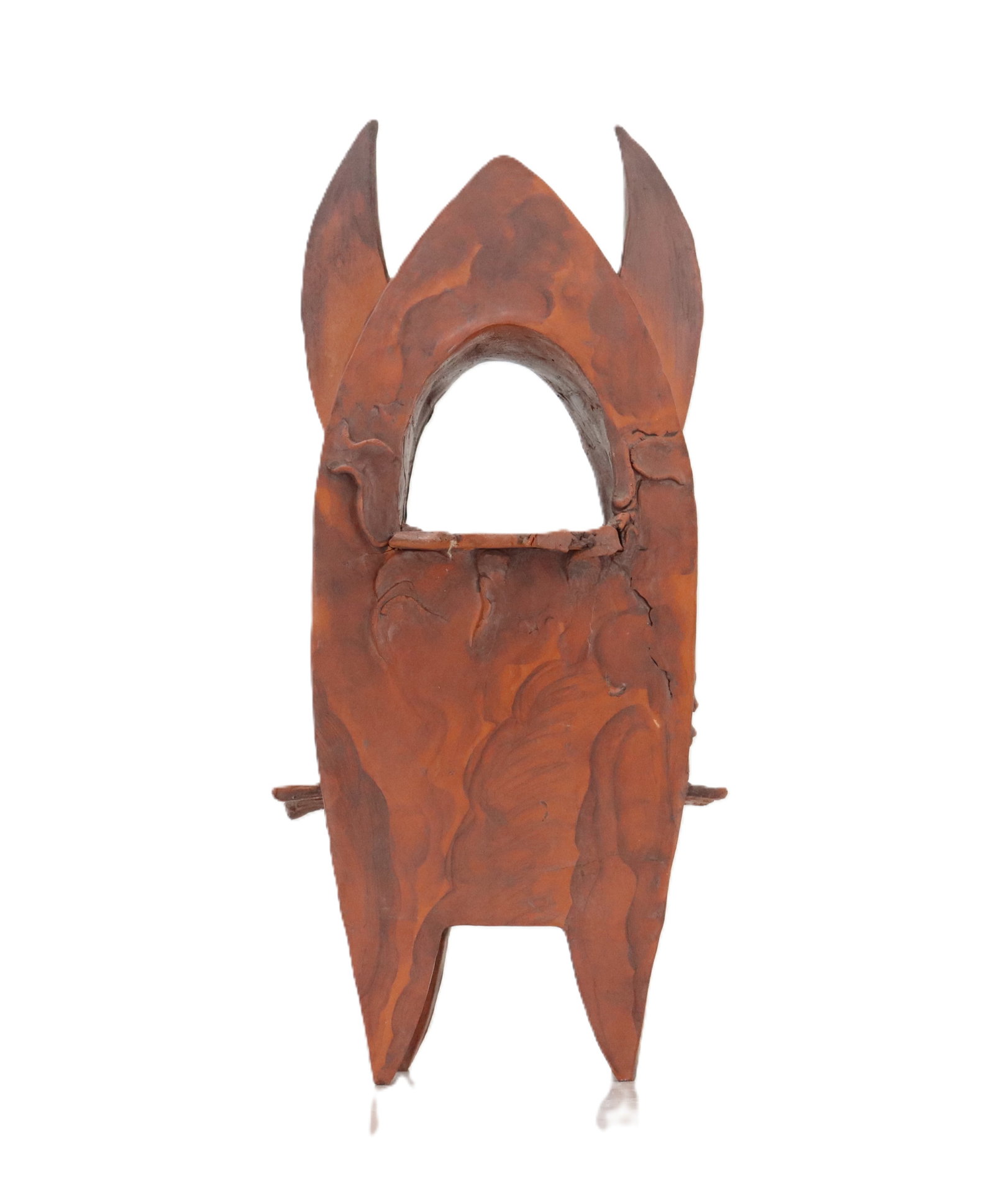 Miniature Red Clay Kiln Tried Terracotta Fireplace (1 of 16)