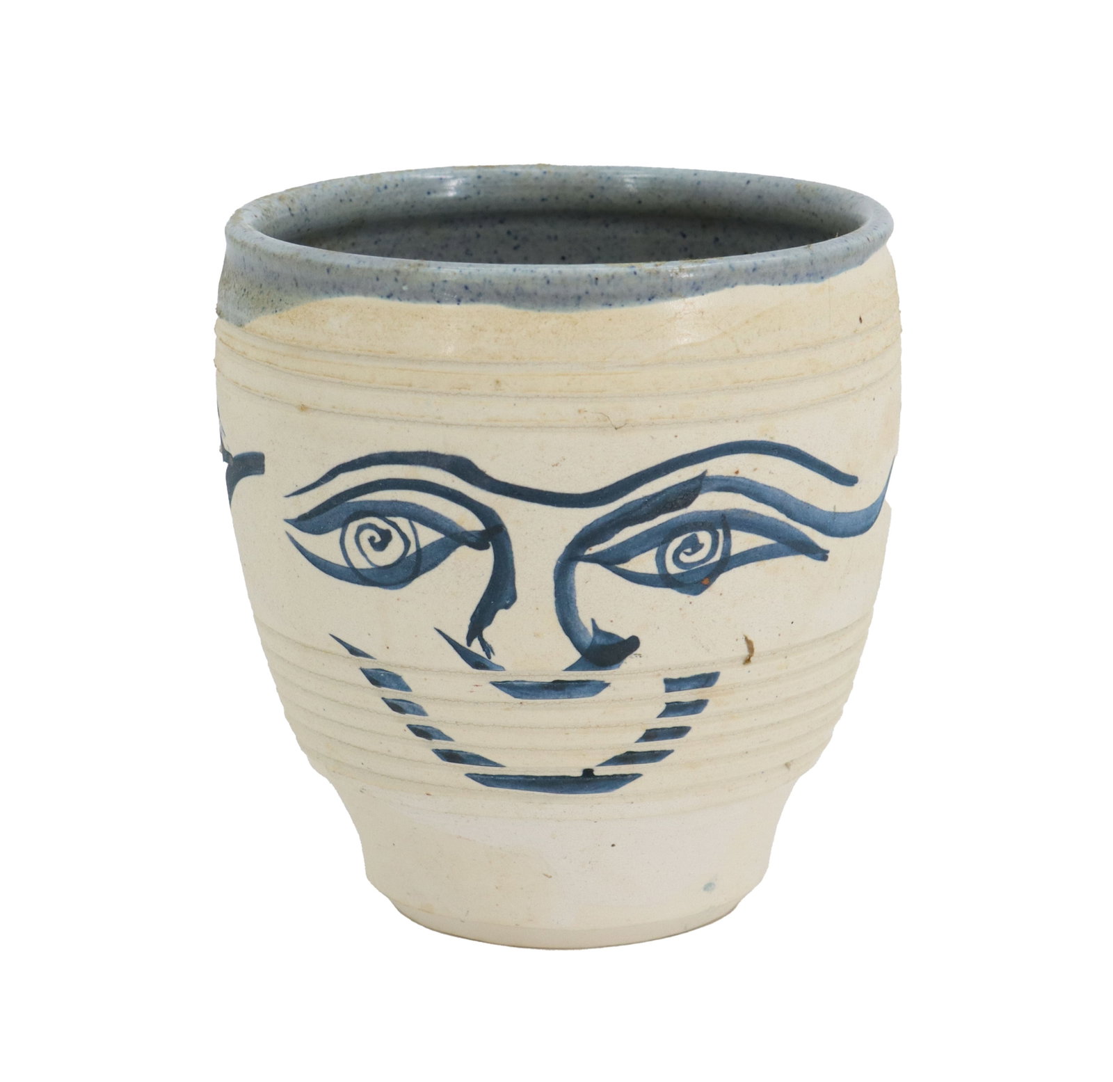 Charles Counts (1934-2000) American, Rare Multi-Face Ceramic Pot (1 of 11)