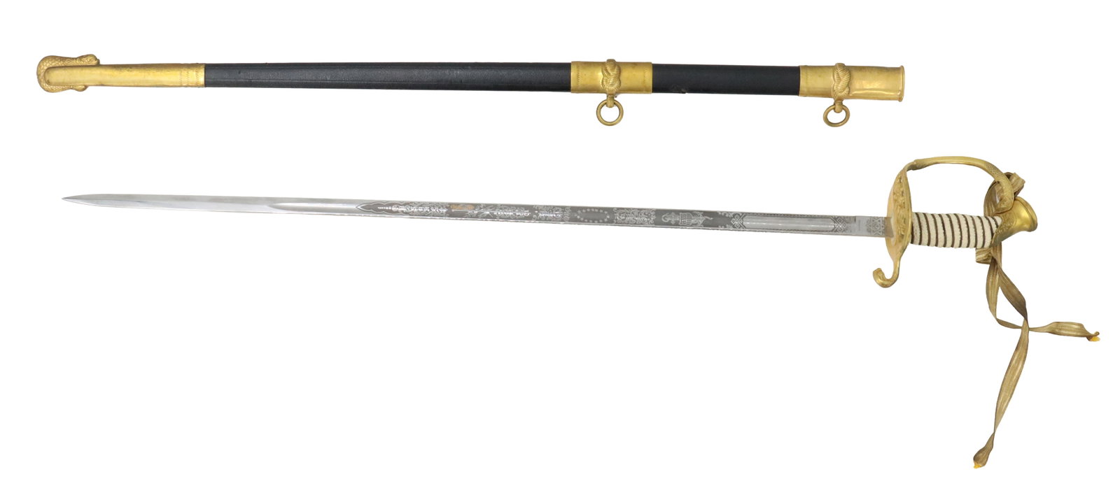 Model 1852 United States Naval Officer's Ceremonial Dress Sword (1 of 17)