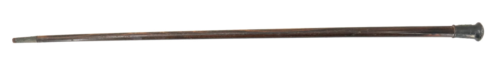 Vintage Wooden Walking Stick with Metal Pommel (1 of 10)