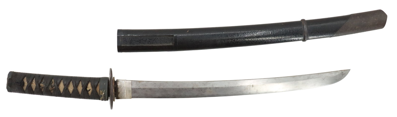 Japanese Wakizashi Samurai Sword with Scabbard (1 of 14)