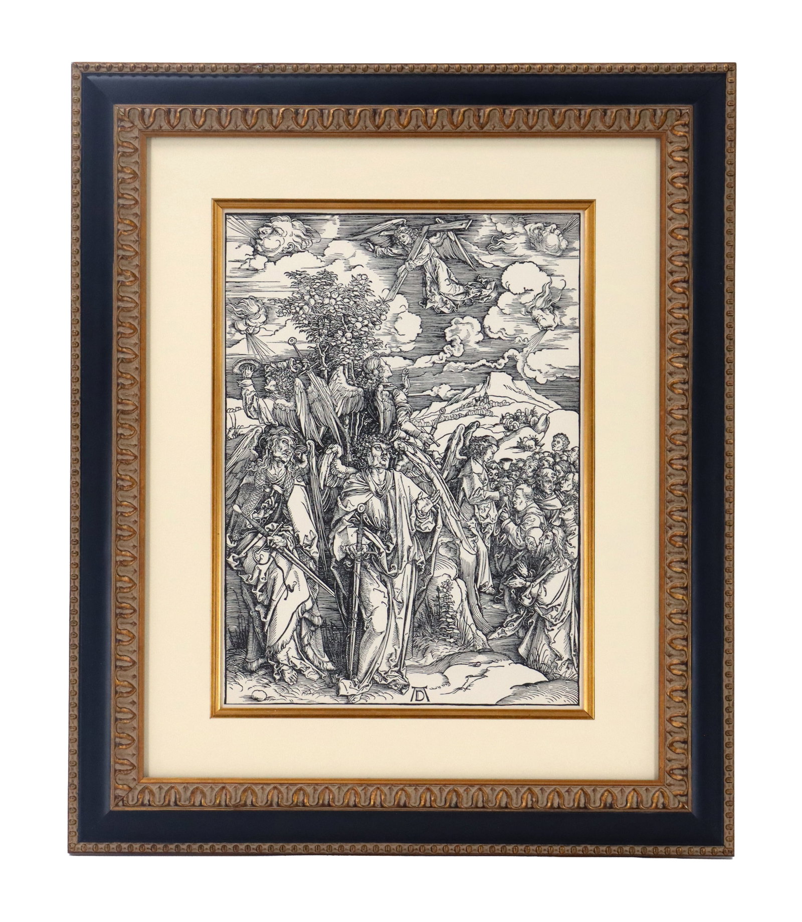 Albrecht Durer (1471-1528) German, "Four Angels Staying the Winds" Woodcut on Paper (1 of 13)