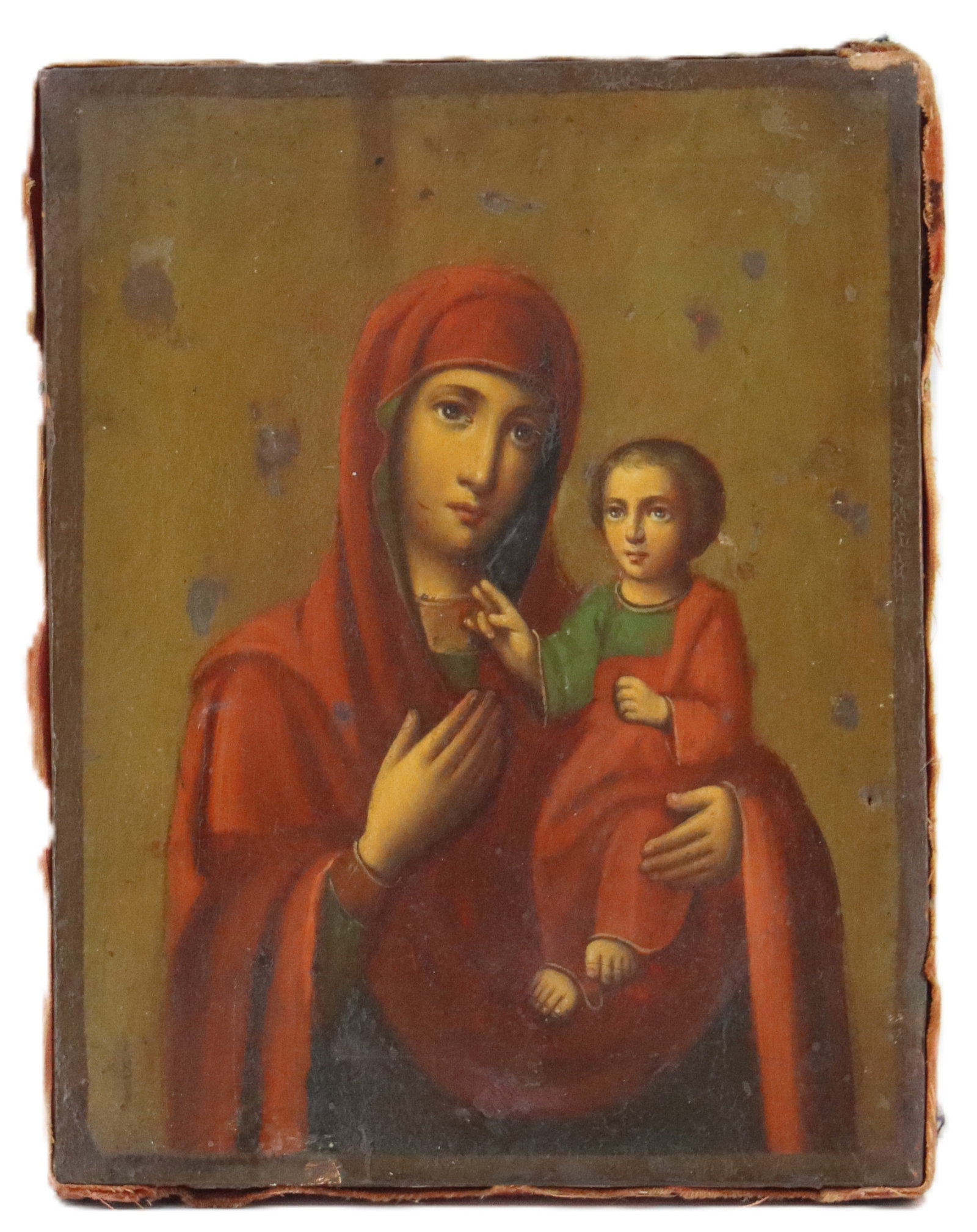 19th Century Russian Icon, The Mother of God of Kazam (1 of 7)