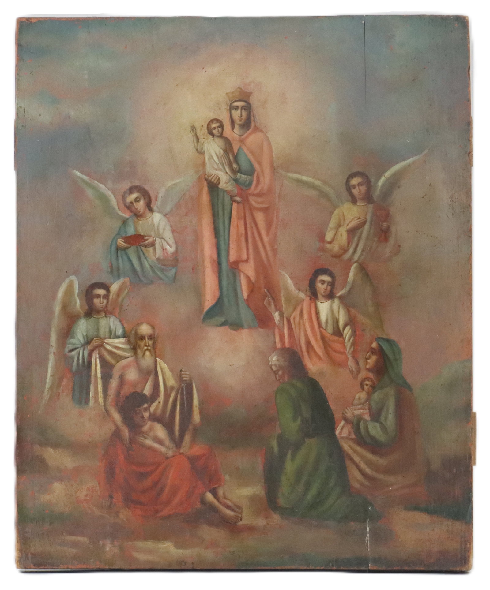 19th Century Russian Icon, Our Mother of God, Joy of All Who Sorrow (1 of 11)