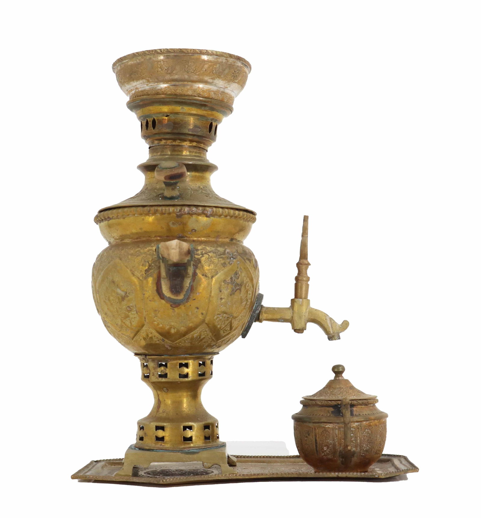 Vintage Russian Brass Samovar (1 of 20)