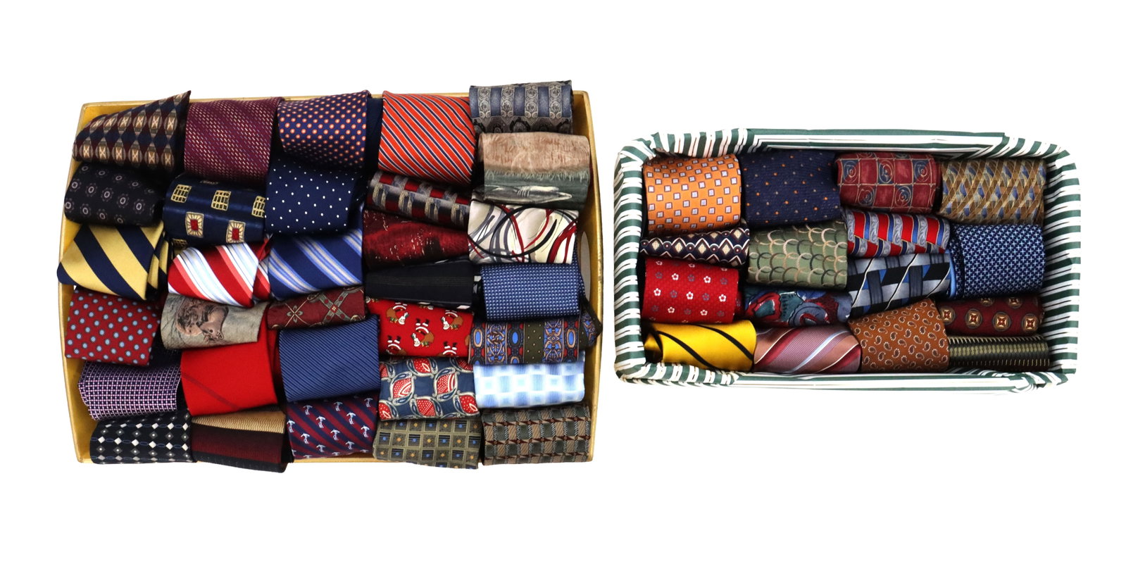 (48) Silk Neck Ties by Various Manufacturers (1 of 7)