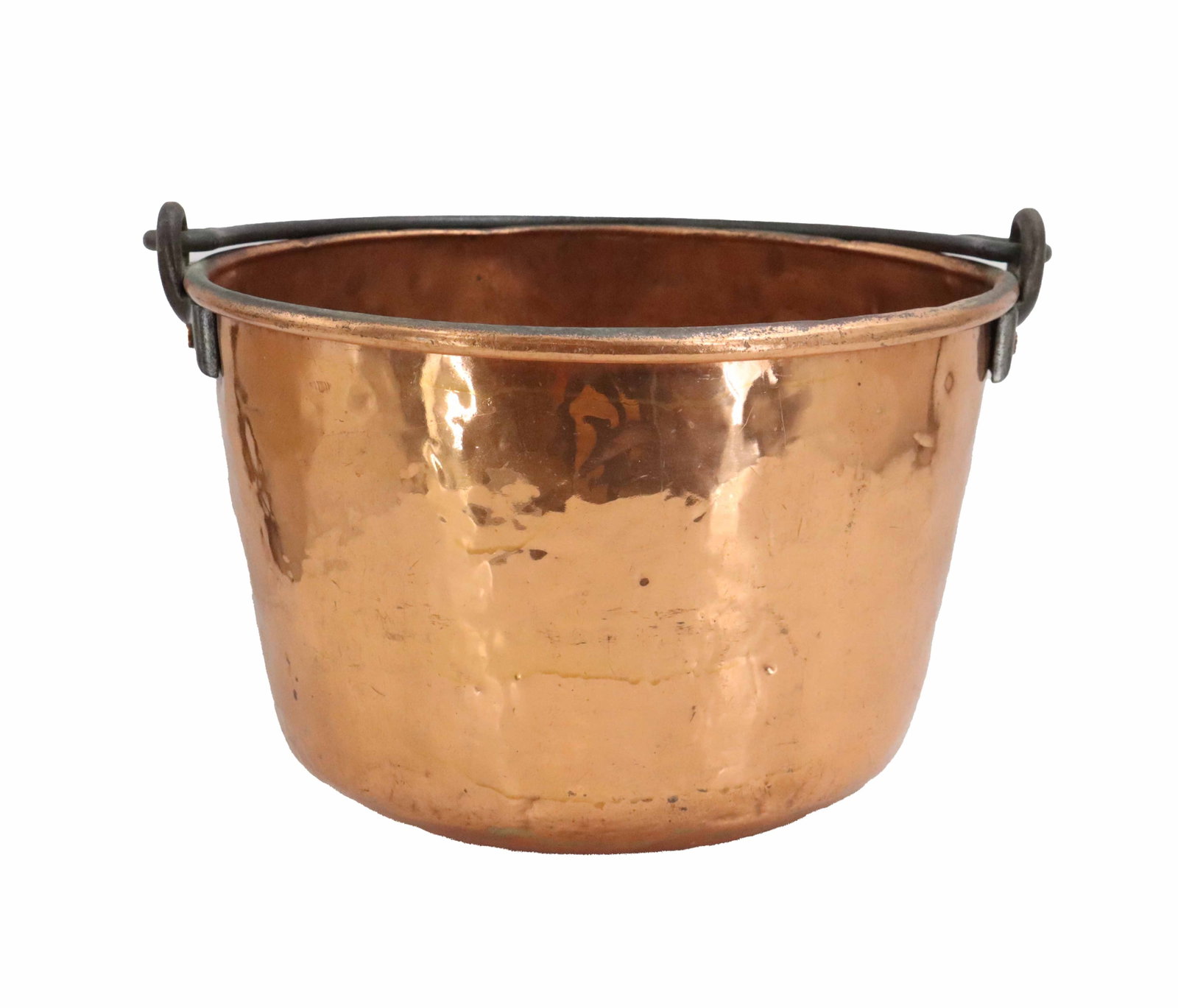 Vintage Large Copper Pot with Iron Handle - AS IS (1 of 15)