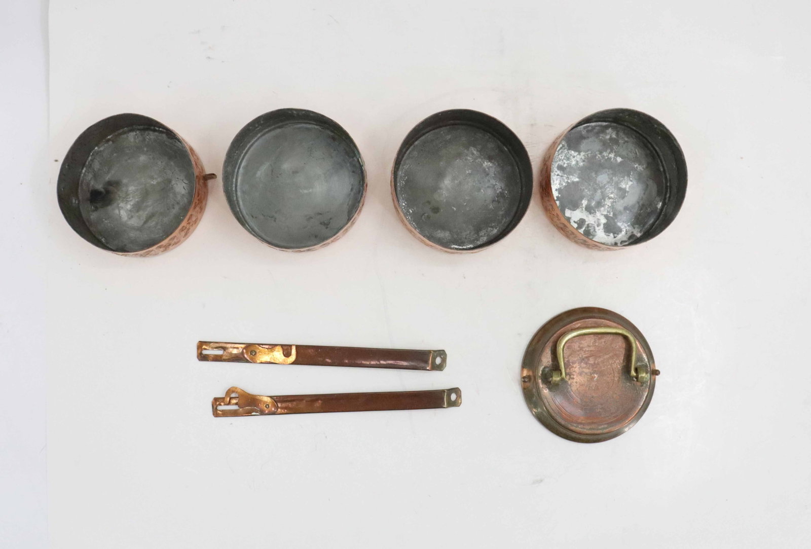 (7) Vintage Copper Serveware Items - 16
