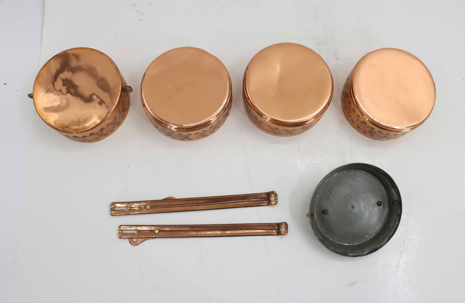 (7) Vintage Copper Serveware Items - 17