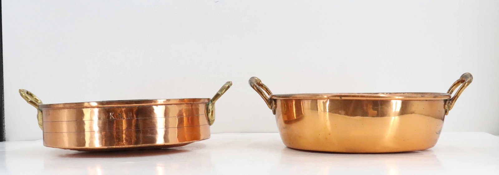 (7) Vintage Copper Serveware Items - 3