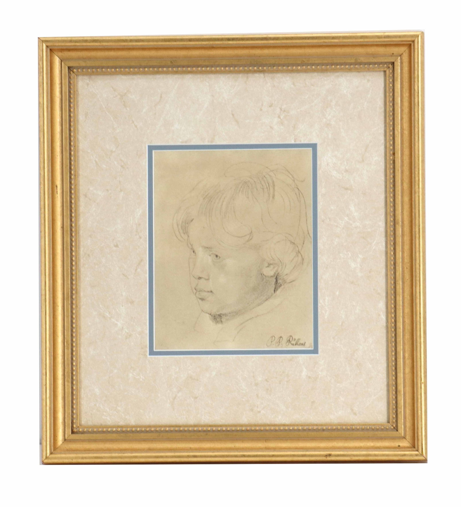 Peter Paul Rubens (1577-1640) Flemish, Print Reproduction "Portrait of a Child" (1 of 8)