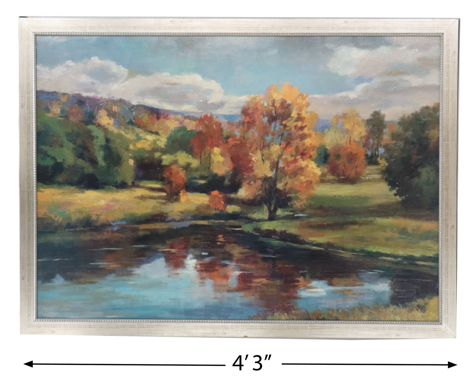 Pat Kou (21st Century) American, Oil on Canvas Impressionist Landscape "Valley Oaks II" (1 of 10)