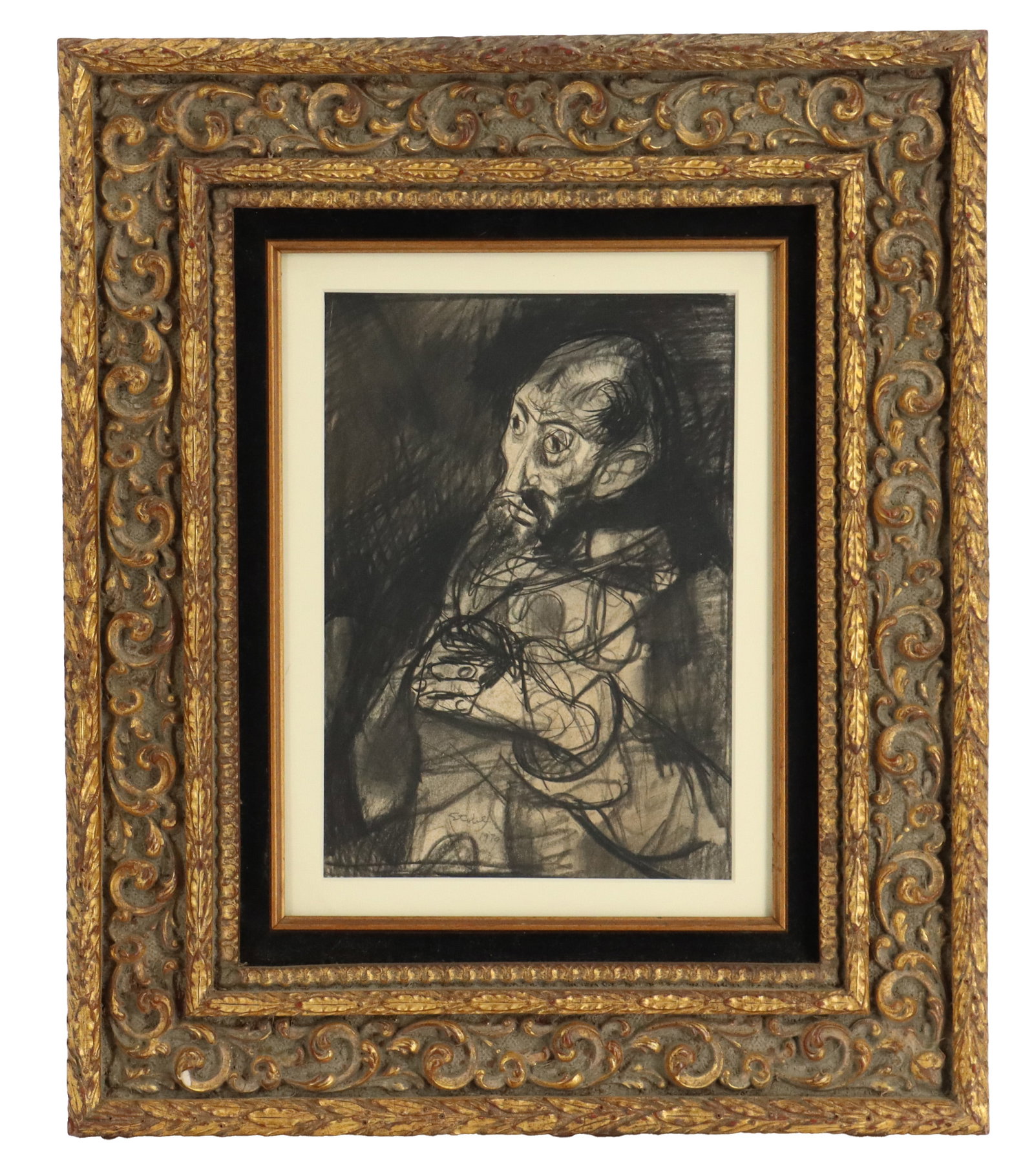 Ben Stahl (1910-1987) American, Portrait Graphite on Paper (1 of 11)