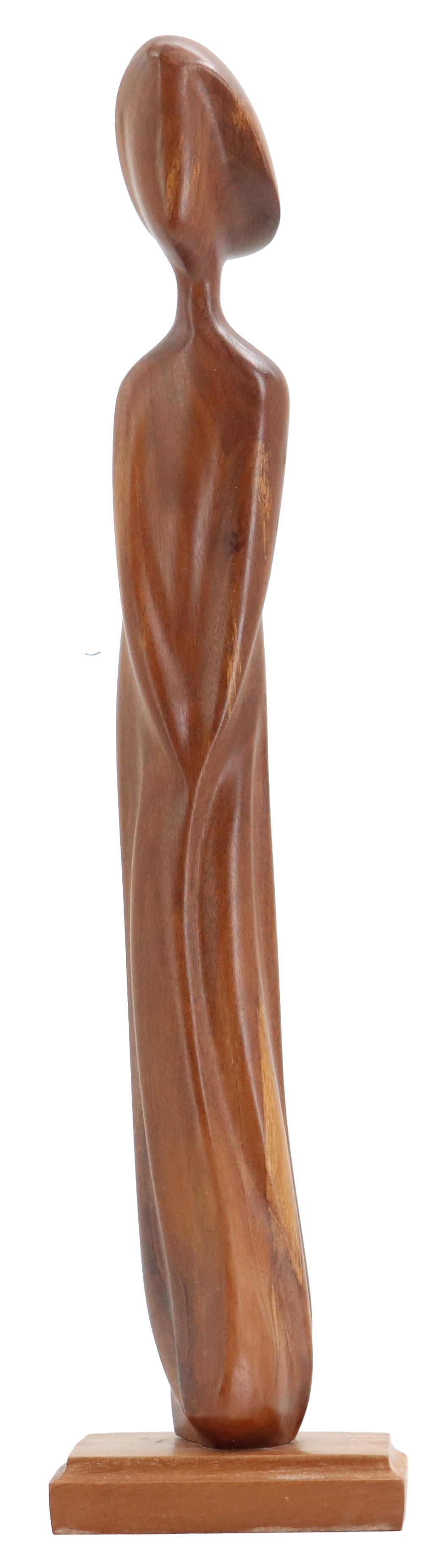 Signed Mid-Century Modern Carved Wooden Abstract Female Figure (1 of 14)